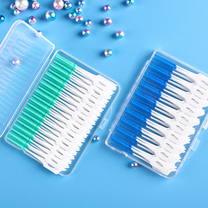 160Pcs Interdental Brushes,Soft Silicone Dental Picks Toothpicks Between Teeth Brush
