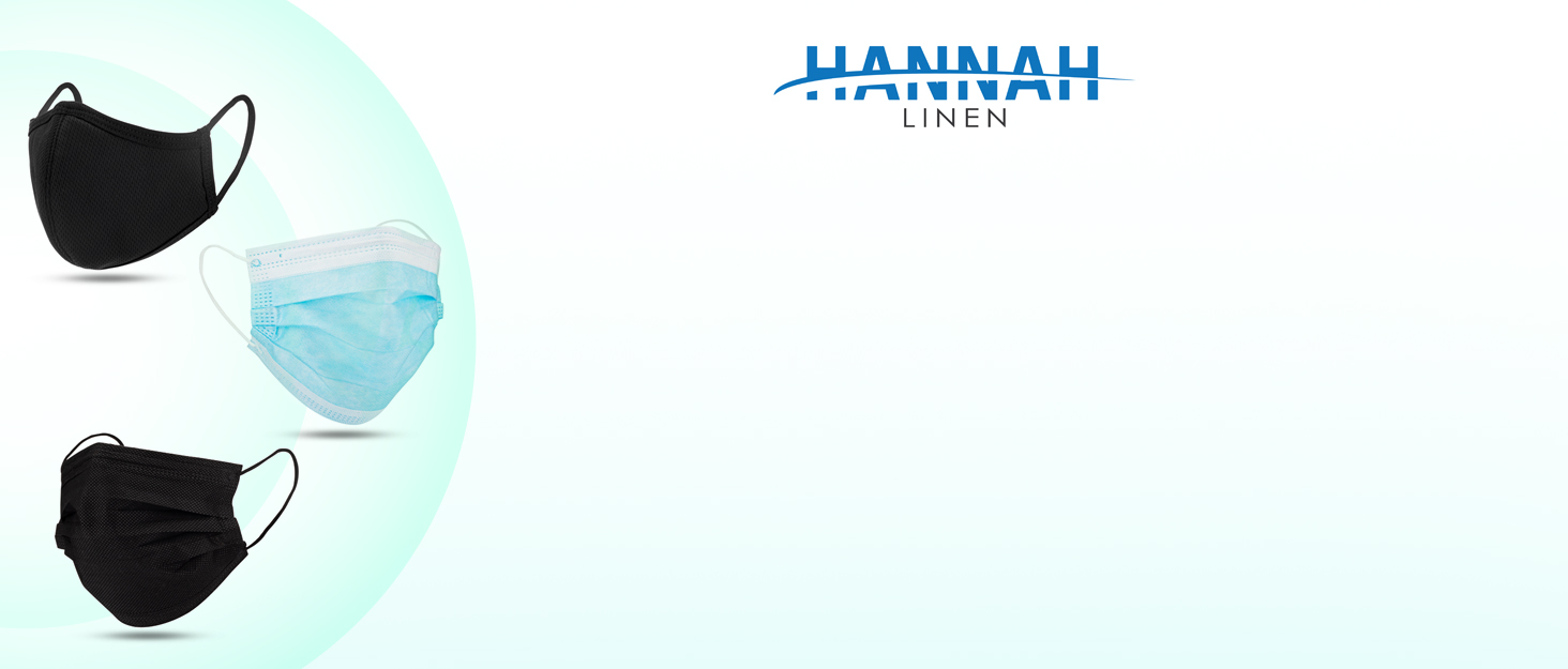 Hannah Linen, Face Mask, Background Image