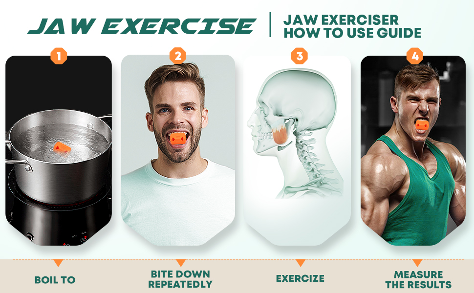 jaw exerciser trainer jawline sharper Double Chin Reducer