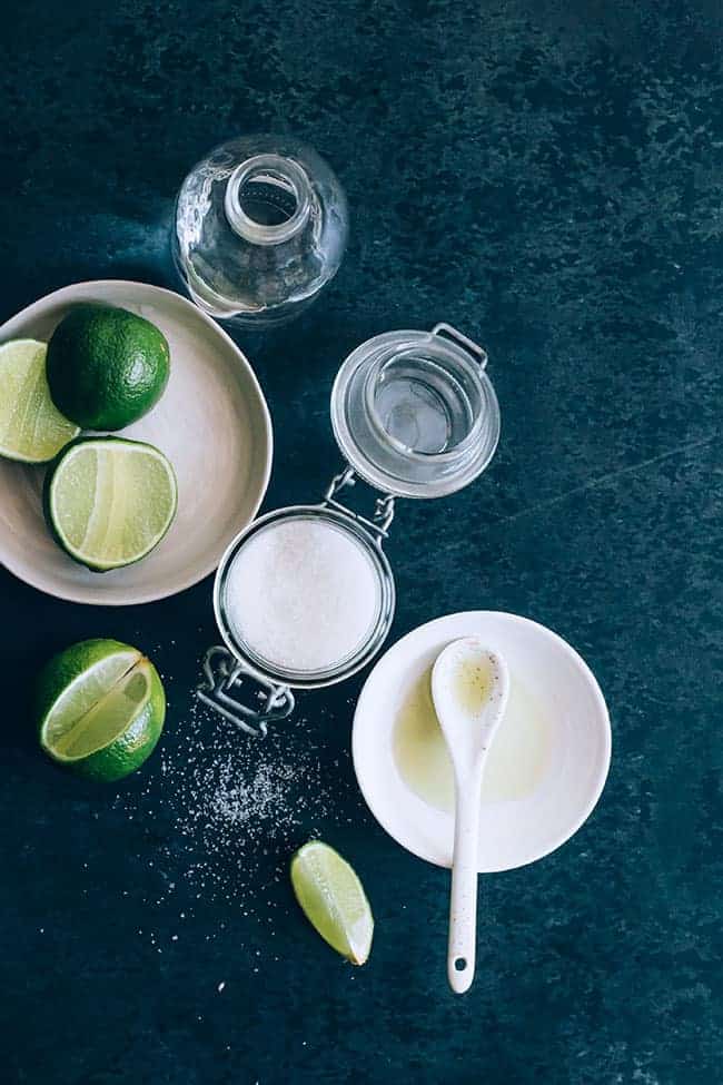 Get sandal-ready with a coconut lime scrub